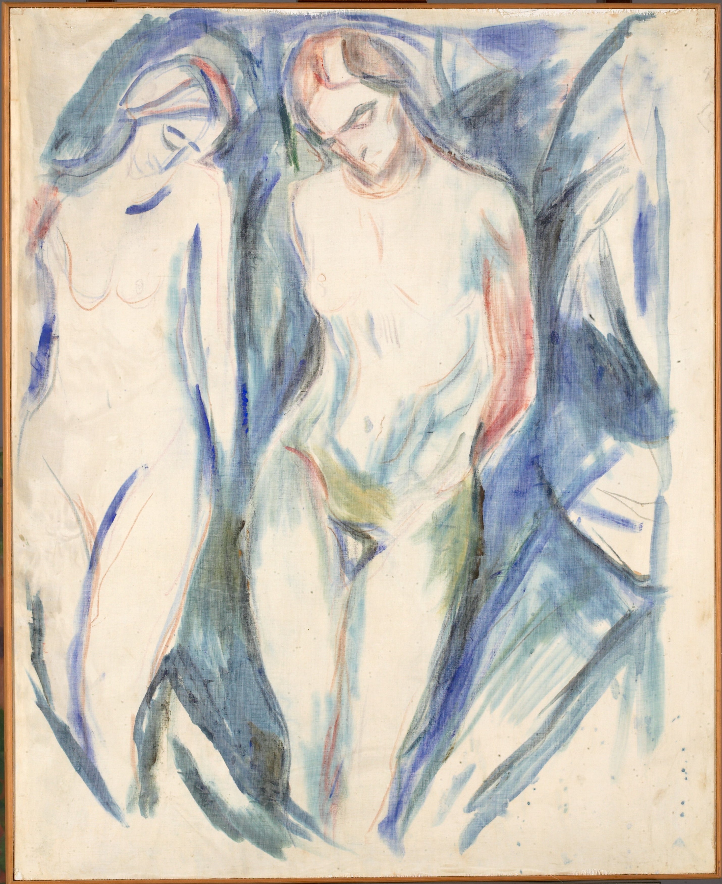 Reproduction du tableau « Deux Grâces - Edvard Munch » par Alpha Reproduction en peinture à l’huile
