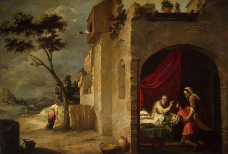 Isaac'ın Jacob'ı kutsaması - Bartolomé Esteban Murillo