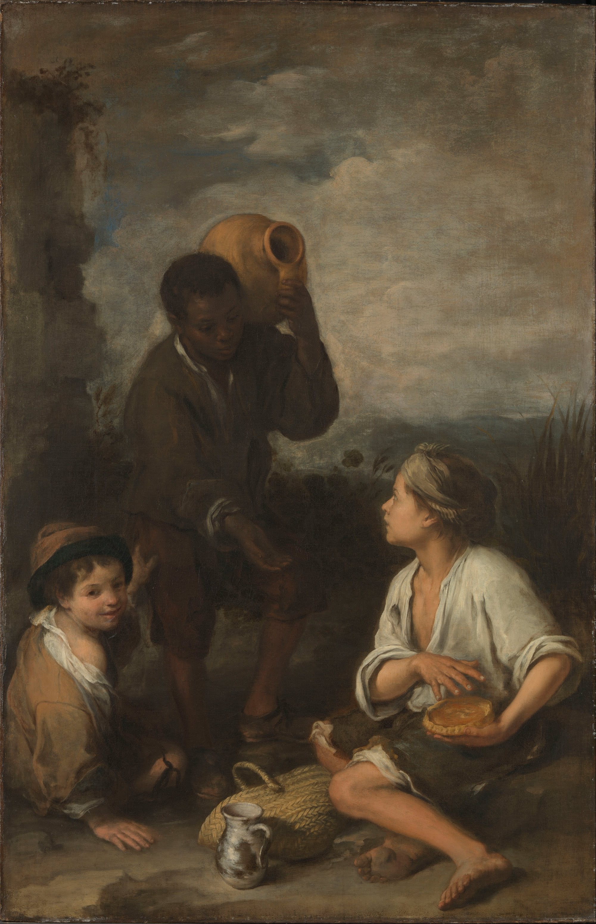 Trois garçons - Bartolomé Esteban Murillo