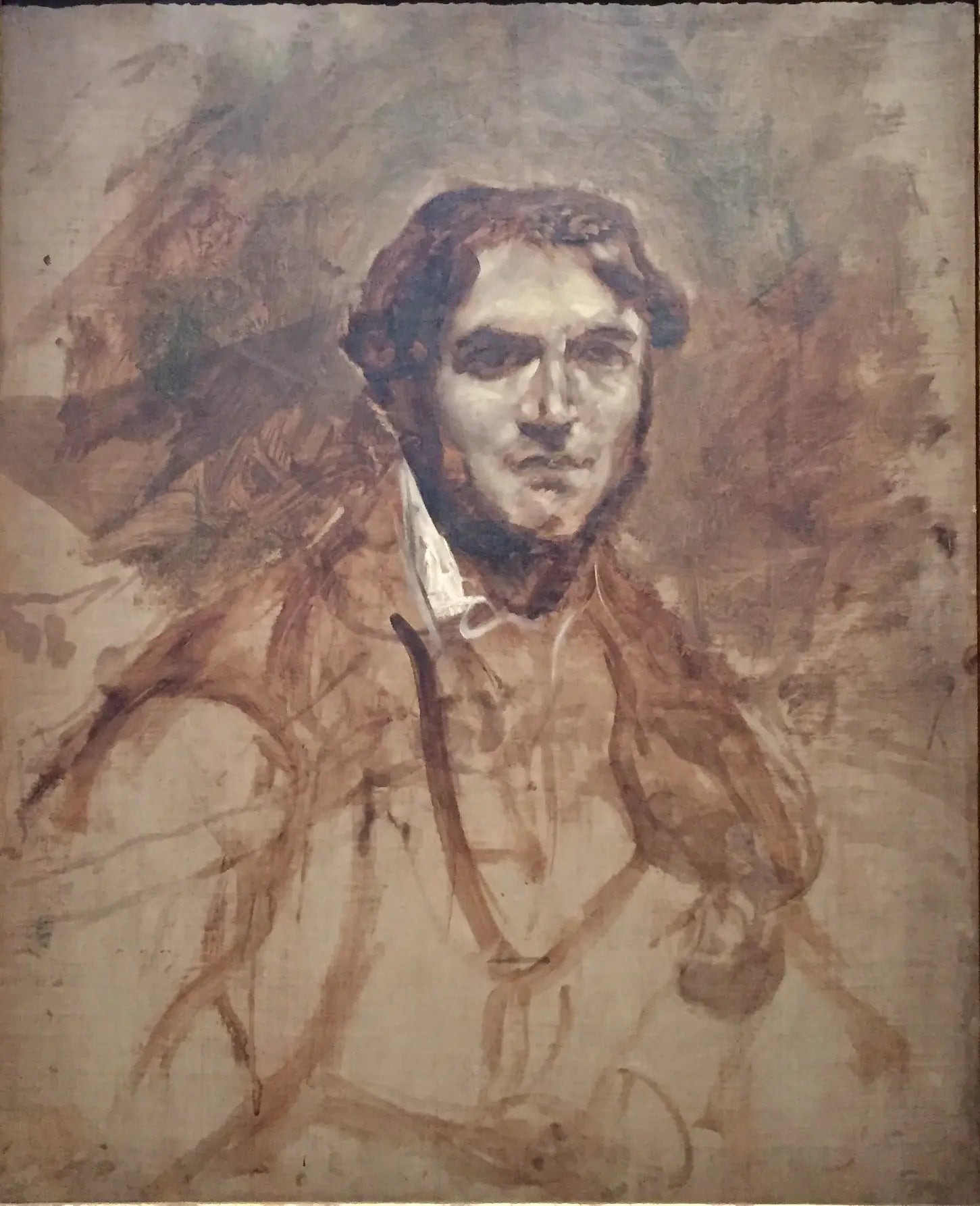Reproduction du tableau « Portrait de Léon Riesener - Eugène Delacroix » par Alpha Reproduction en peinture à l’huile