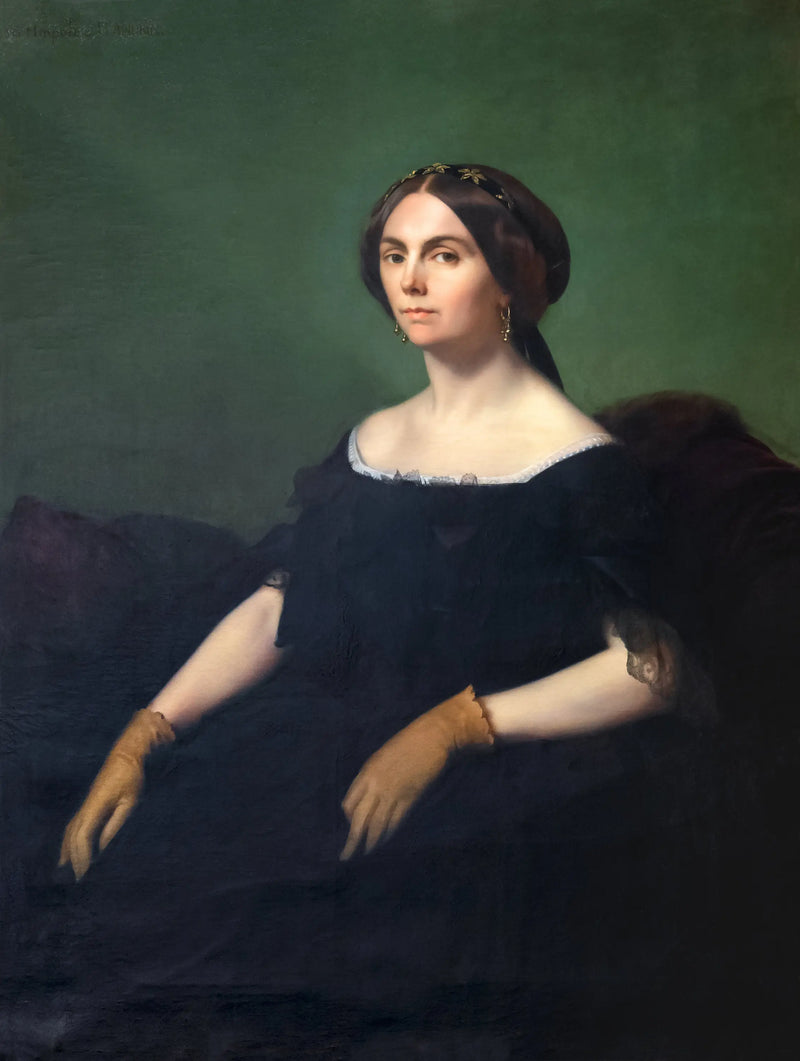 Goyon Kontesinin Portresi - Hippolyte Flandrin