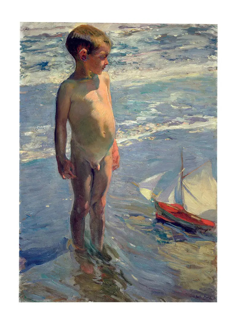 Botlu Çocuk - Joaquín Sorolla