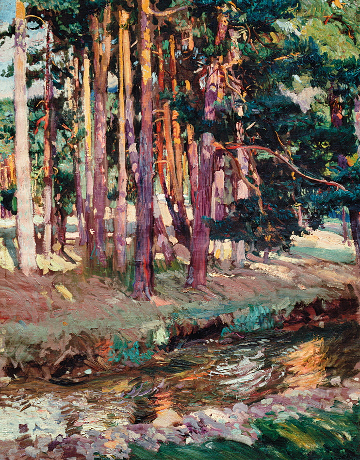 Reproduction du tableau « Le Bain de la reine, Valsaín - Joaquín Sorolla » par Alpha Reproduction en peinture à l’huile