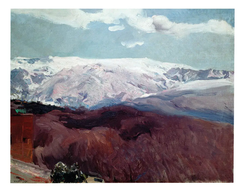 Kışın Sierra Nevada - Joaquín Sorolla