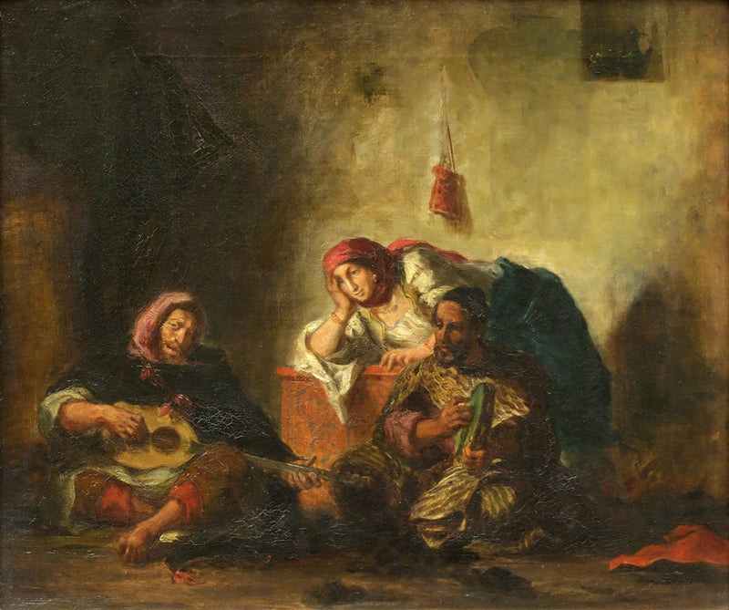 Mogador'un Yahudi Müzisyenleri - Eugène Delacroix