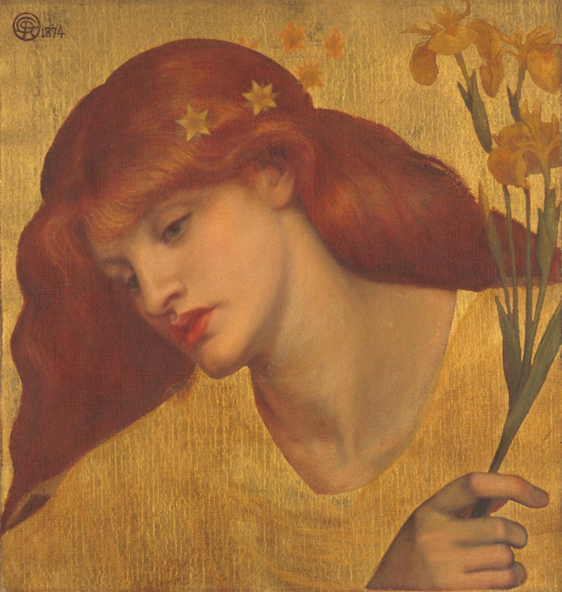 Sainte Lilias - Dante Gabriel Rossetti