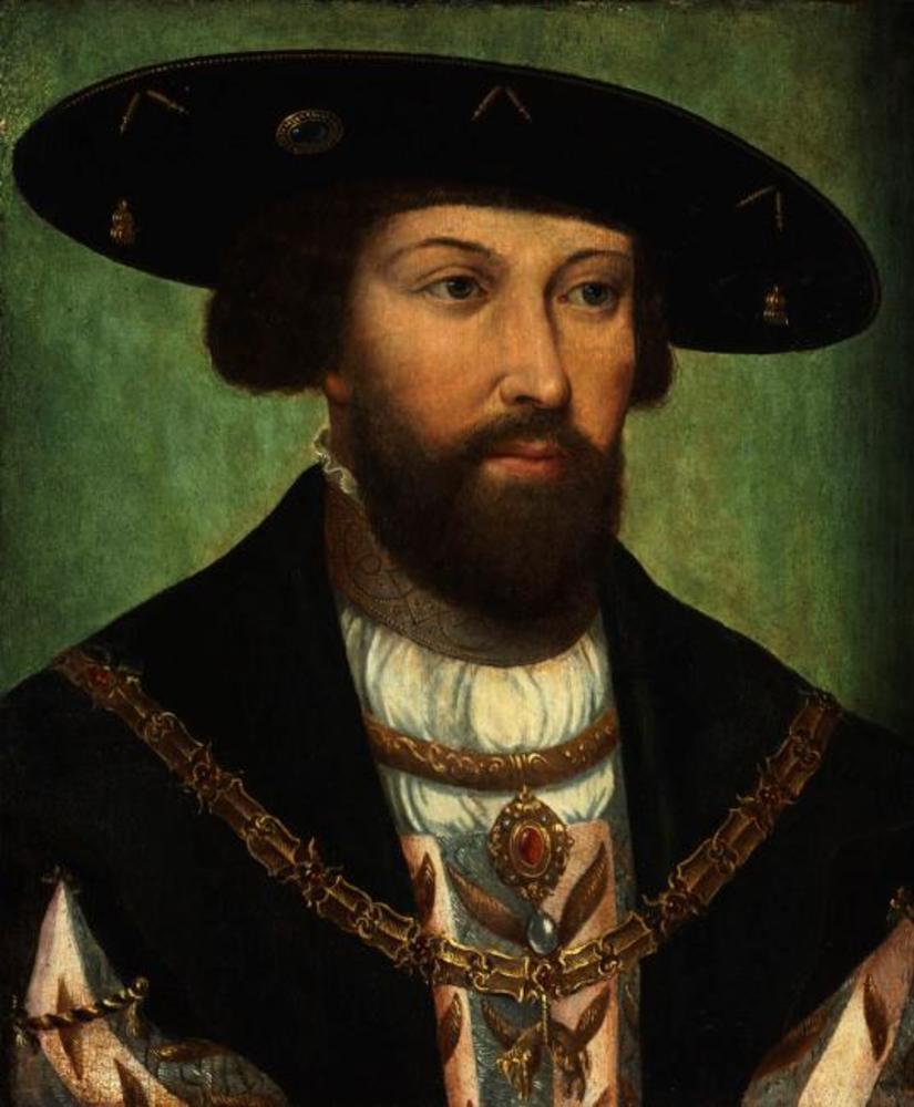 Portrait du roi Louis II de Hongrie (posthume) - Bernard van Orley
