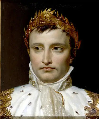Napolyon, taçlı baş - Jacques-Louis David