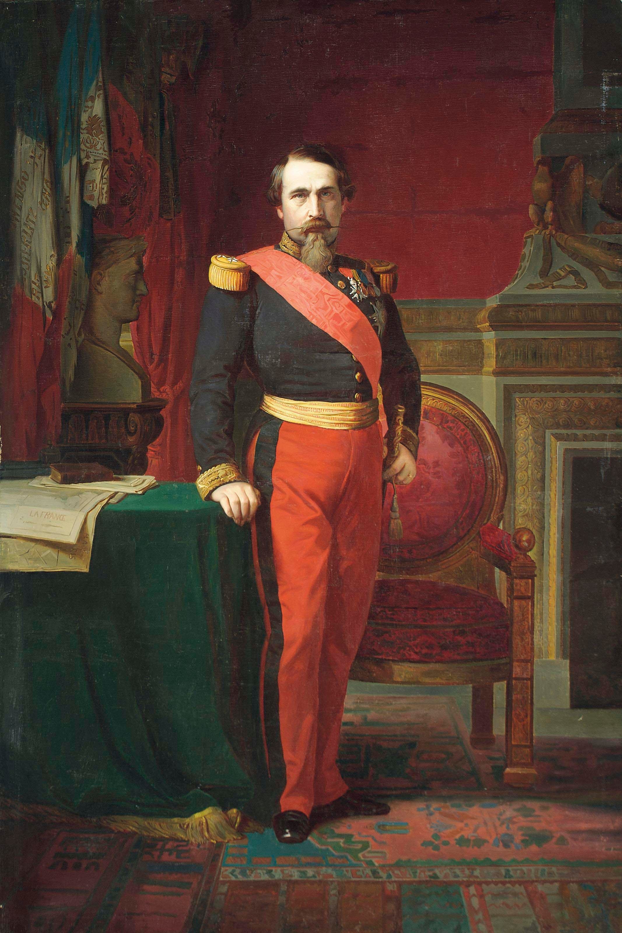 Napoléon III, empereur des Français - Hippolyte Flandrin