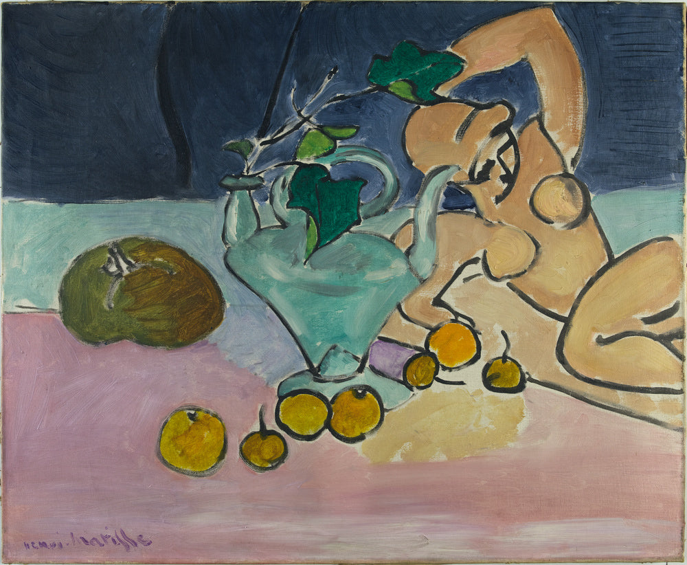 Reproduction du tableau « Nature morte au lierre - Henri Matisse » par Alpha Reproduction en peinture à l’huile