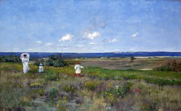Plaj Yakınında, Shinnecock - William Merritt Chase