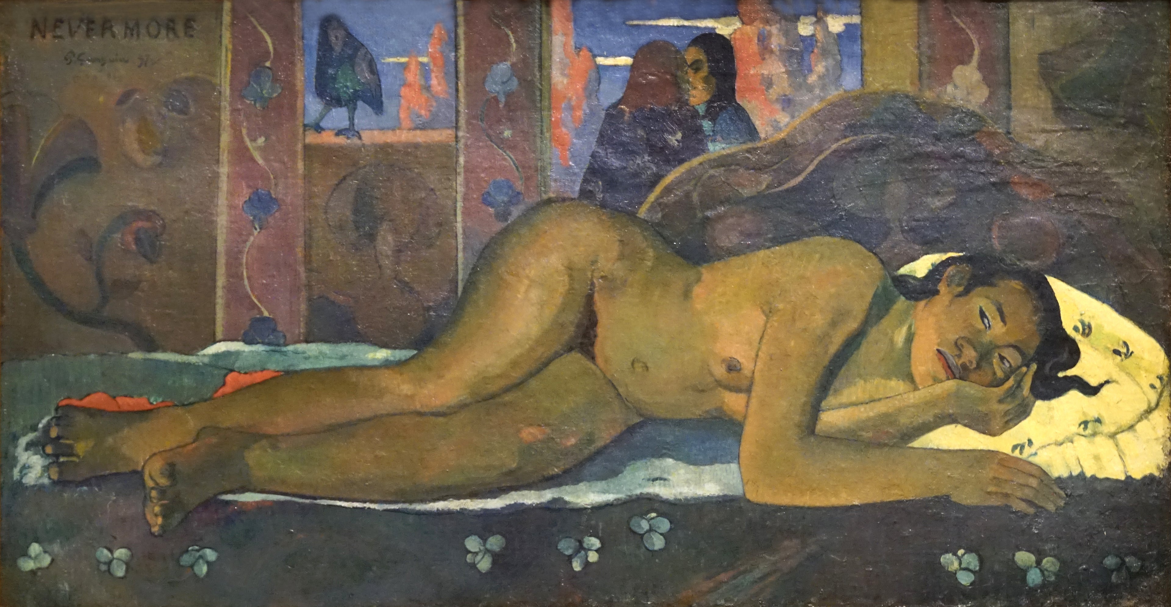 Reproduction du tableau « Plus jamais - Paul Gauguin » par Alpha Reproduction en peinture à l’huile