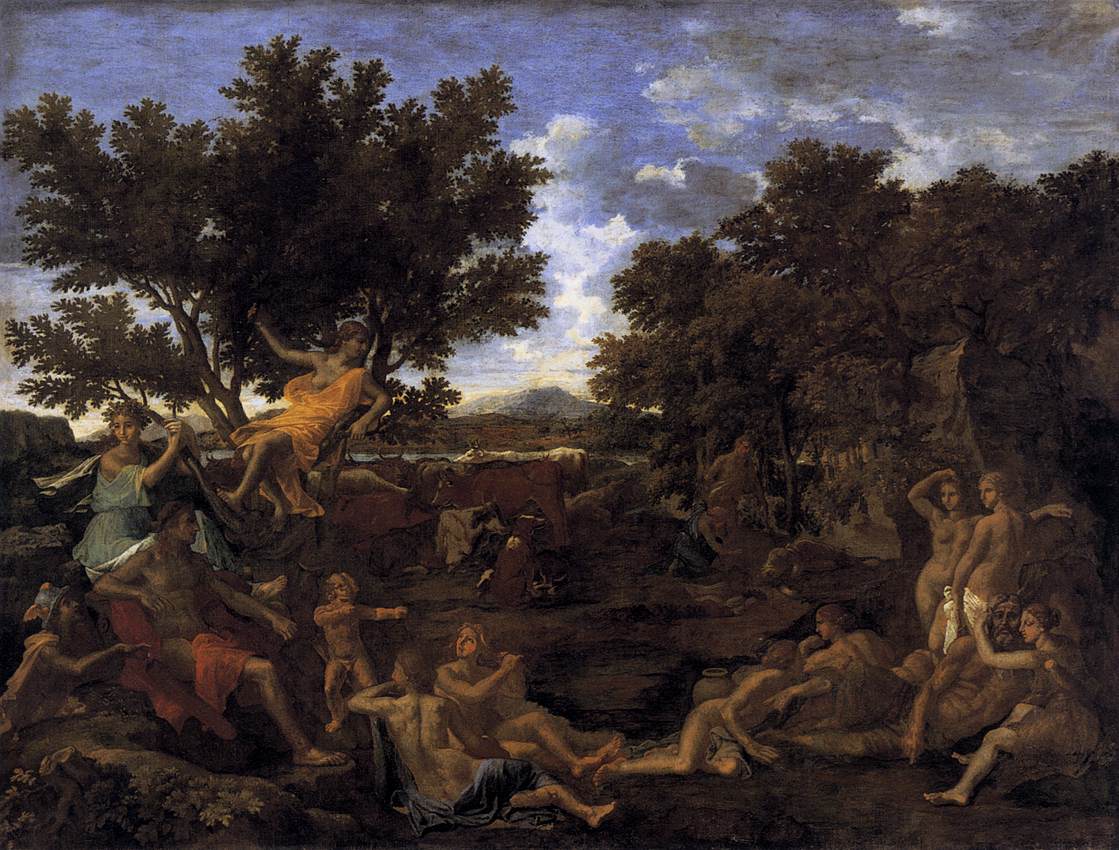 Apollon amoureux de Daphné - Nicolas Poussin