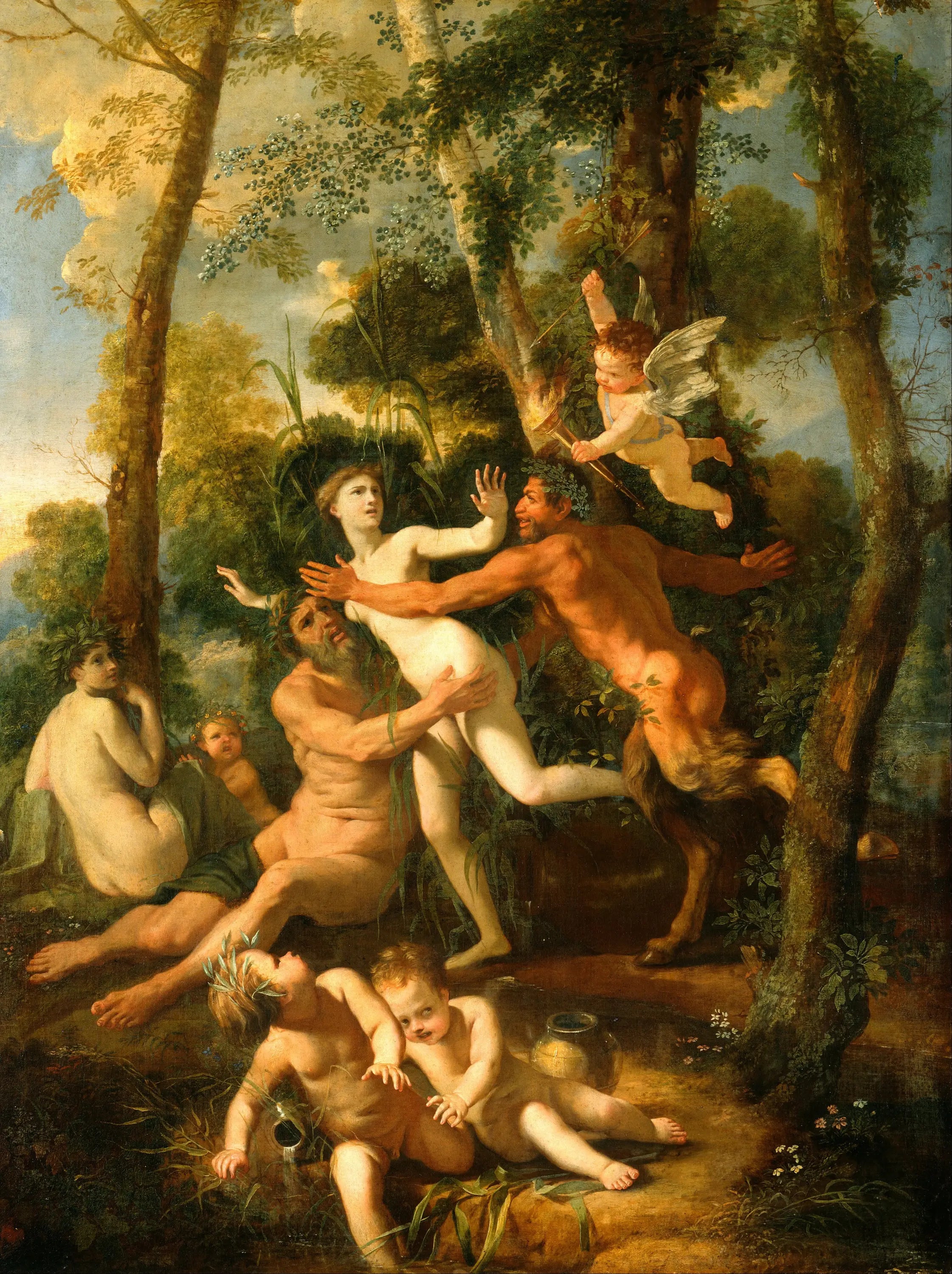 Pan et Syrinx - Nicolas Poussin - Alpha Reproduction