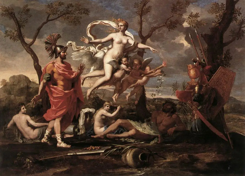 Vénus présente à Énée les armes forgées par Vulcain - Nicolas Poussin - Alpha Reproduction