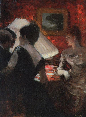 Abajurun Etrafında - Giuseppe De Nittis