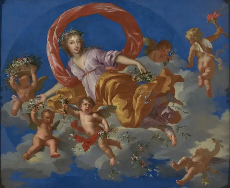 Henriette İngiltere'nin tarihî portresi, Orléans Düşesi (1644-1670) - Jean Nocret