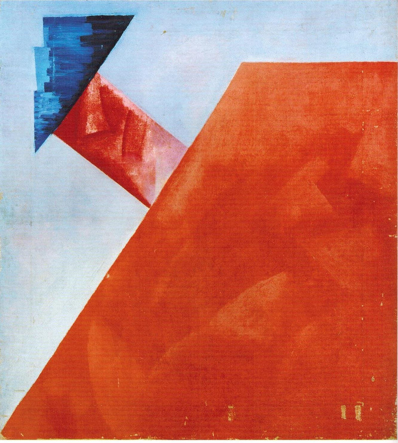 Composition non objective (peinture en couleur) - Olga Rozanova