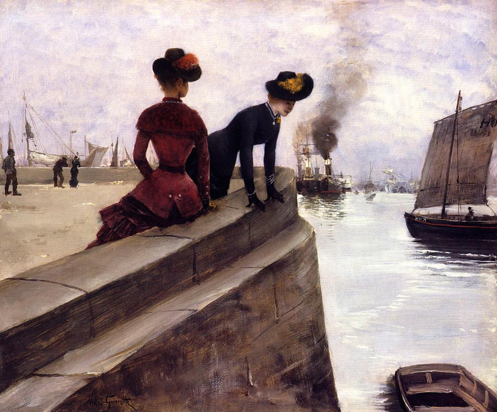 Sur la jetée Le Havre - Norbert Gœneutte - Alpha Reproduction