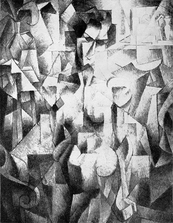Reproduction du tableau « Nu à la cheminée – Jean Metzinger » par Alpha Reproduction en peinture à l’huile
