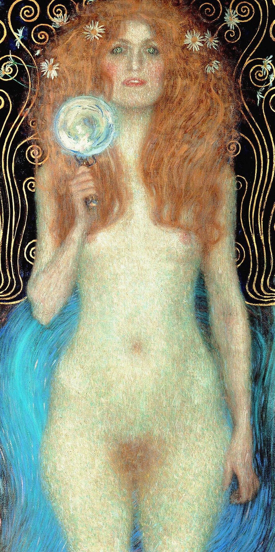 🌟 Nuda Veritas (Detay) – Gustav Klimt (1899)