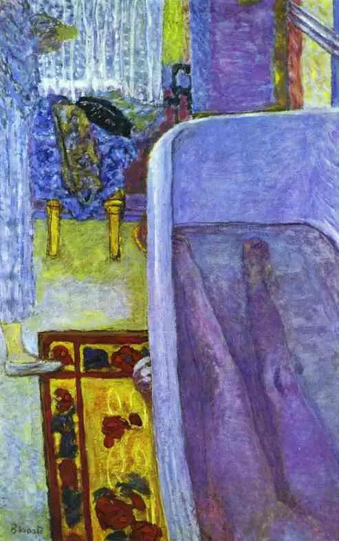 Küvette Yalnız - Pierre Bonnard
