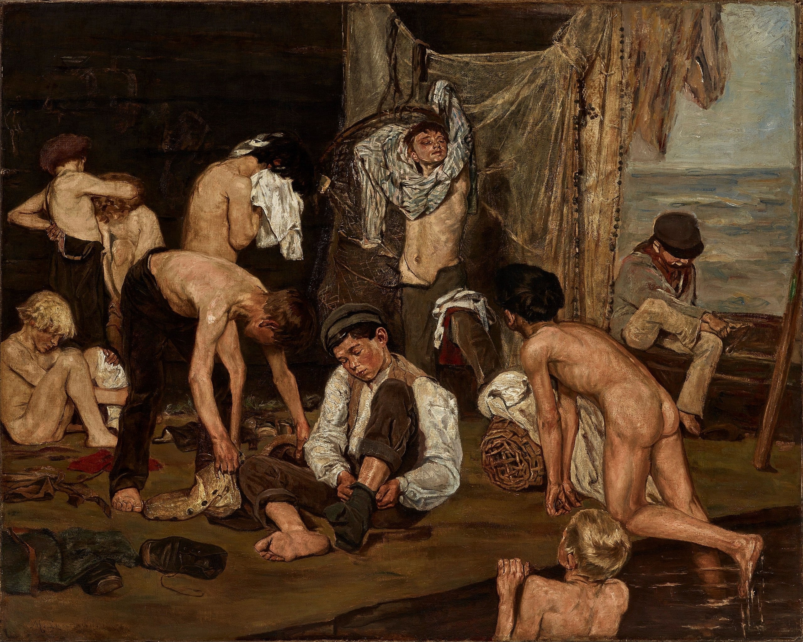 Havuzda - Max Liebermann