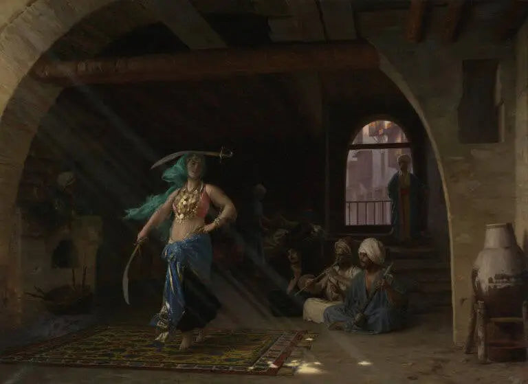 Kılıç Dansı Yapan Almeh - Jean-Léon Gérôme