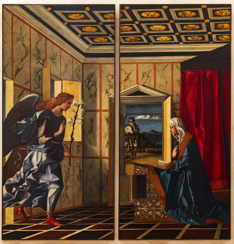 Müjde Annesi Meleği, Müjde Annesi Bakire - Giovanni Bellini