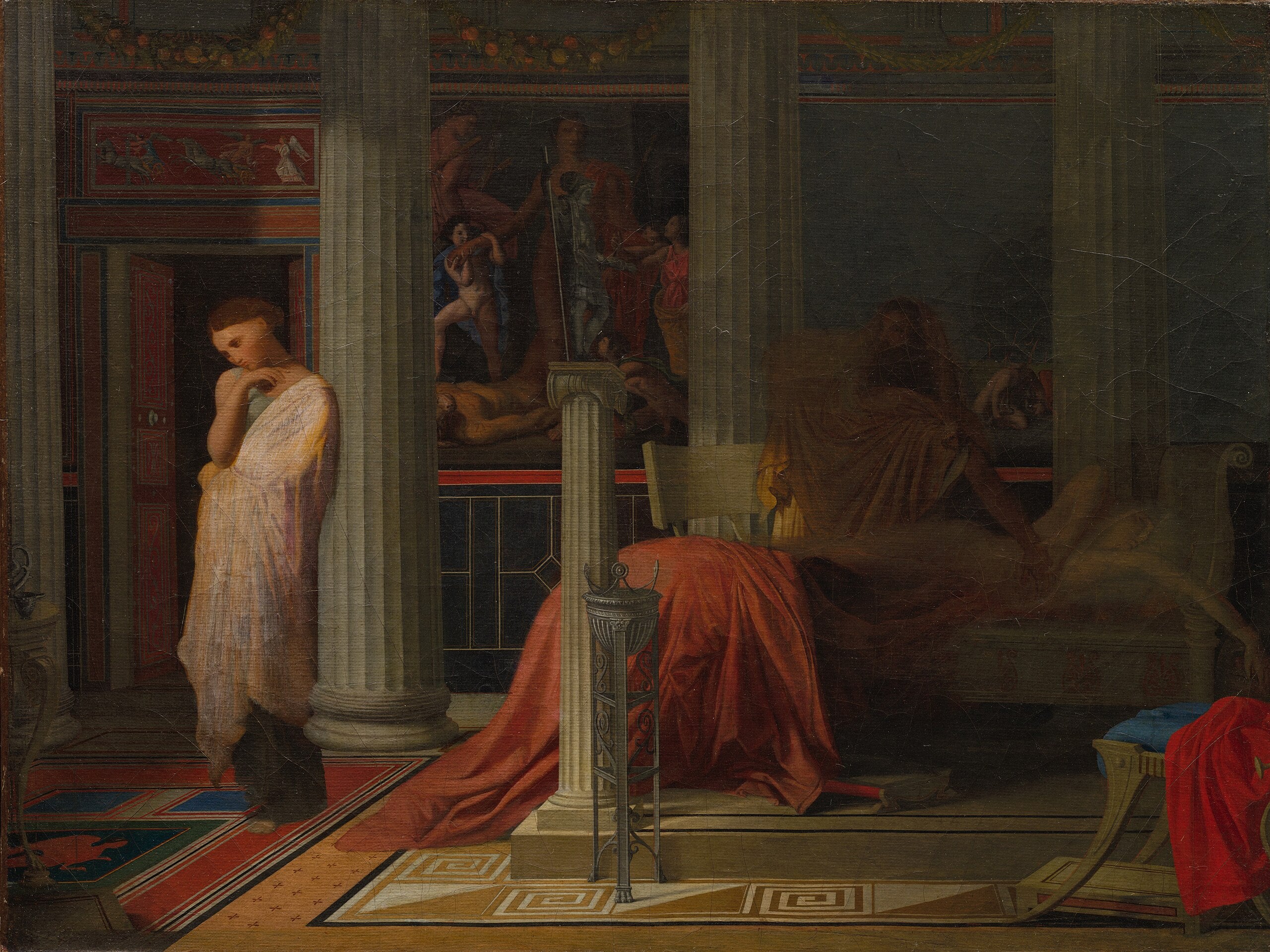Antiokhos ve Stratonike - Jean-Auguste-Dominique Ingres