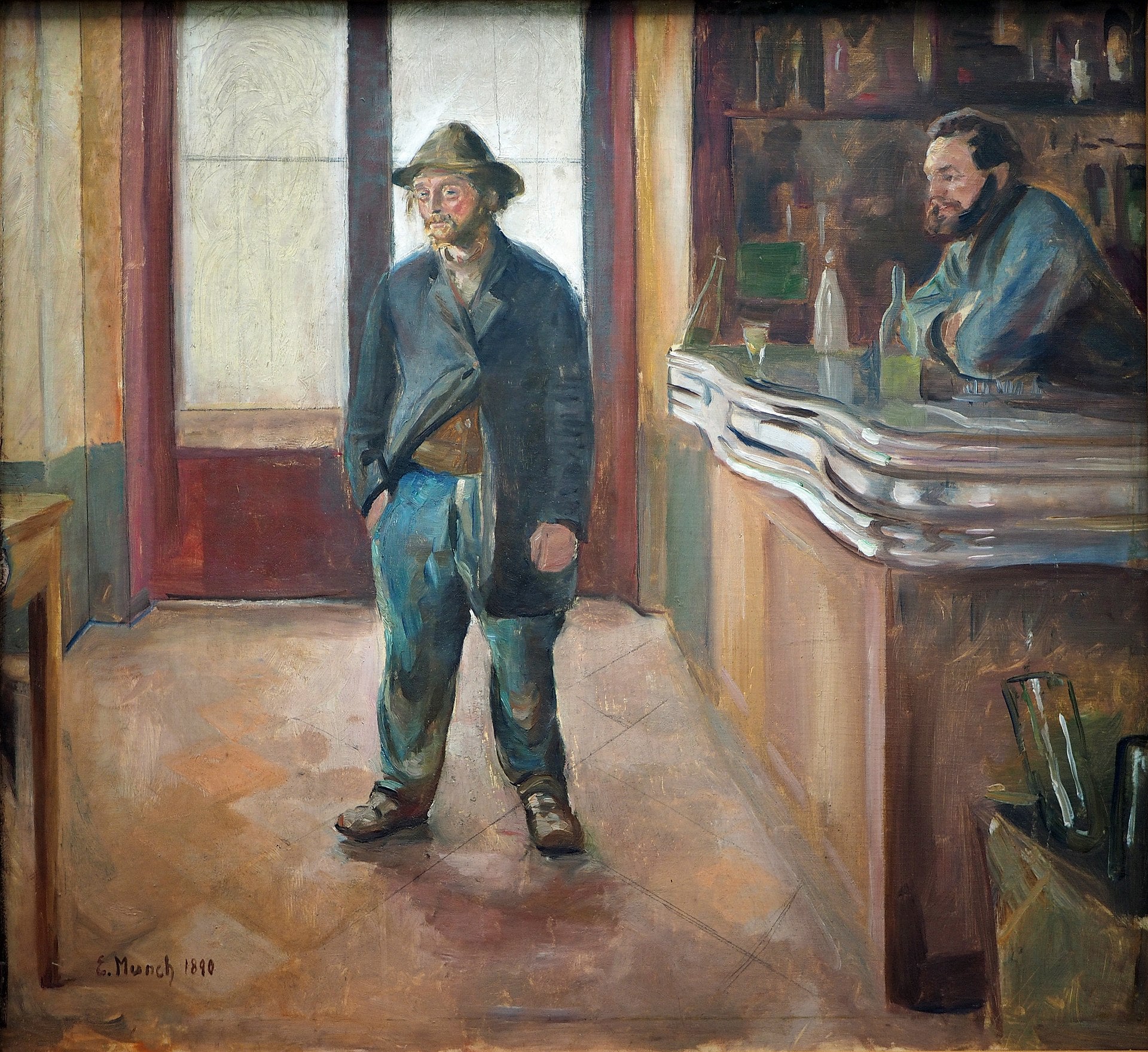 Bar'da - Edvard Munch
