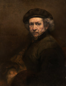 Bereli ve Düz Yaka ile Otoportre - Rembrandt
