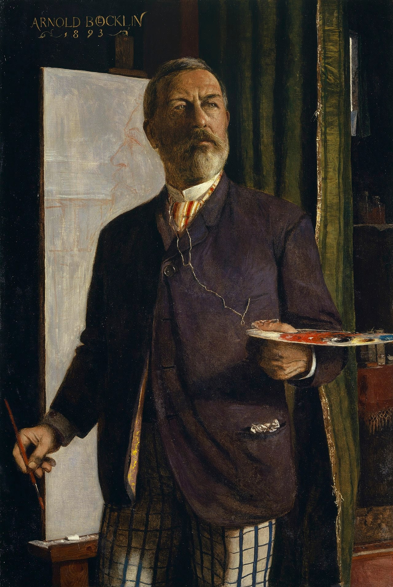 Autoportrait dans l’atelier - Arnold Böcklin