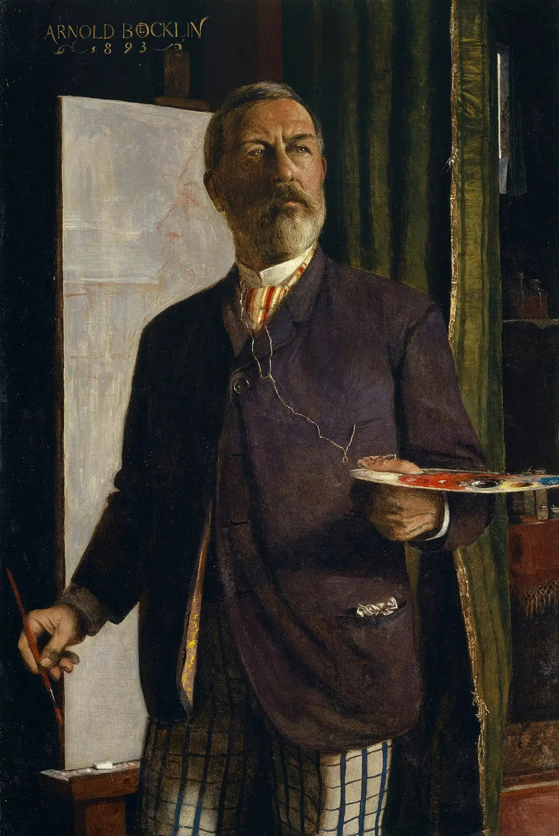 Atölyede Kendin Çekilmiş Portre - Arnold Böcklin