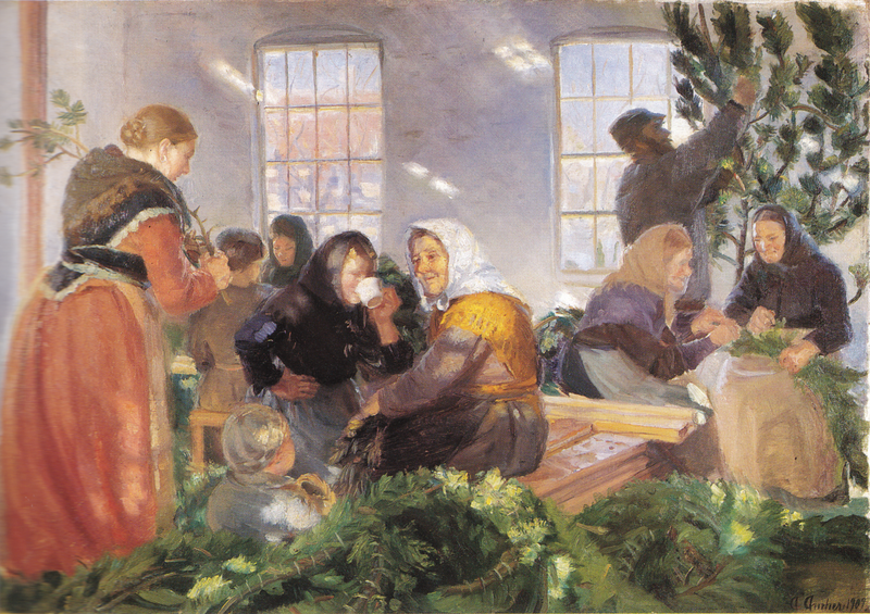 Kralın Gelişinden Önce - Anna Ancher