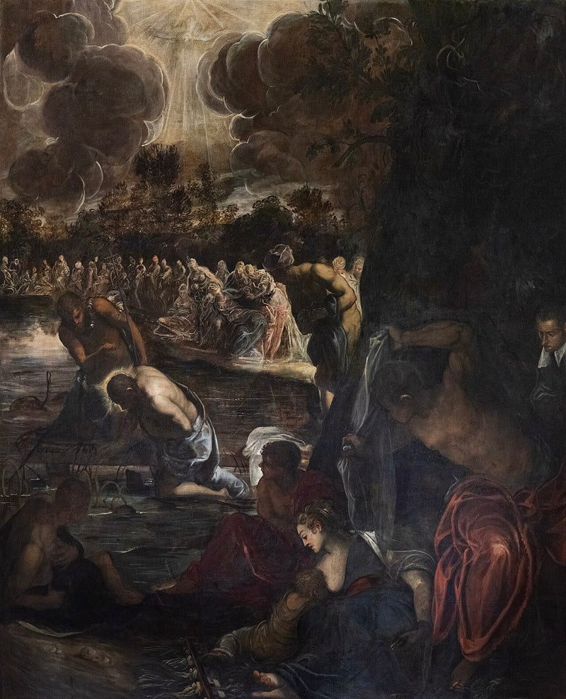 İsa'nın Vaftizi - Jacopo Tintoretto