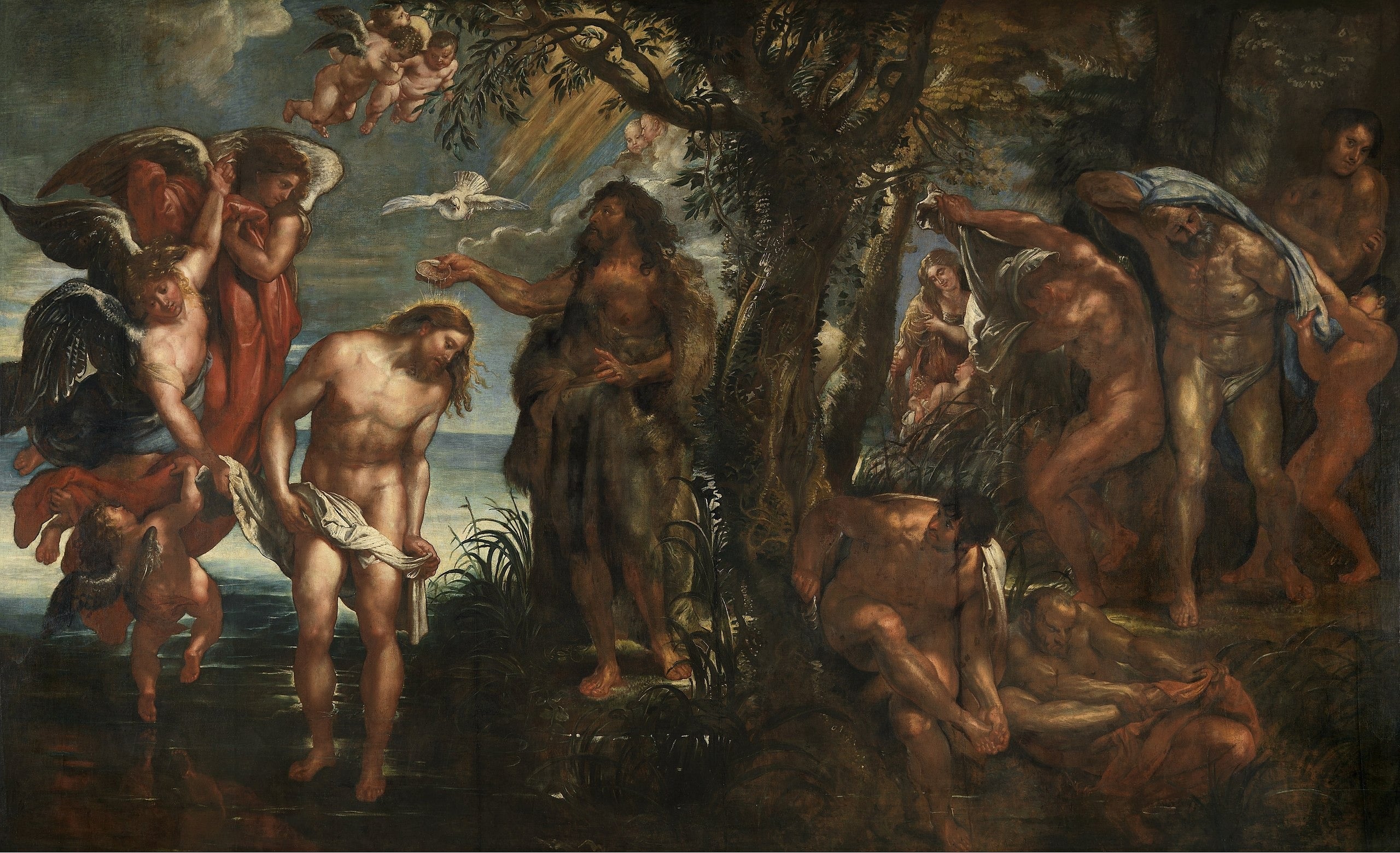 Christ'in Vaftizi - Peter Paul Rubens