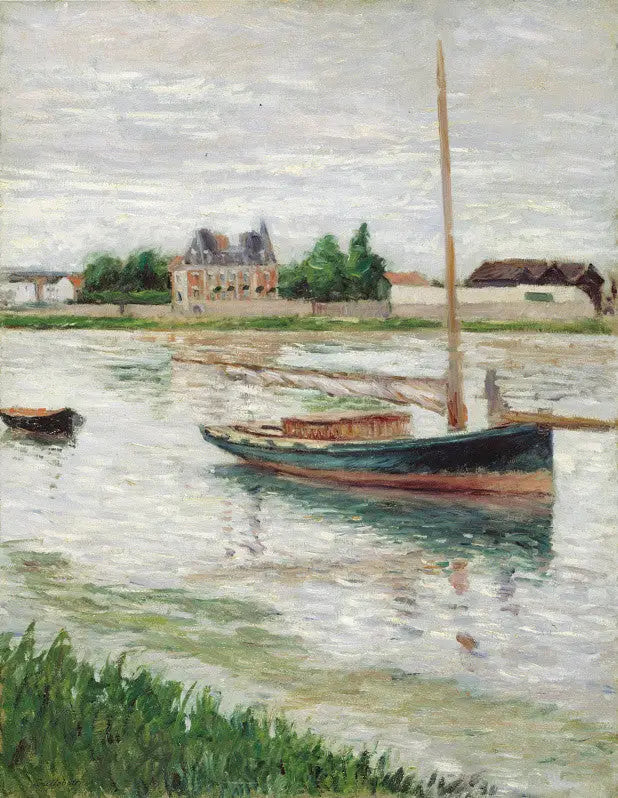 Seine Nehri'nde Demirlemiş Bot, Argenteuil - Gustave Caillebotte