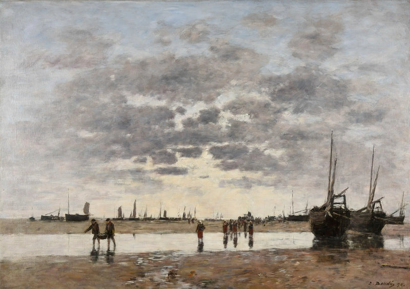 Berck: Kayıkların Dönüşü - Eugène Boudin