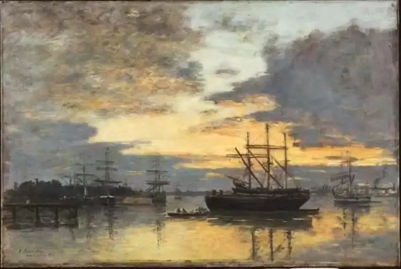 Bordeaux, limanda - Eugène Boudin