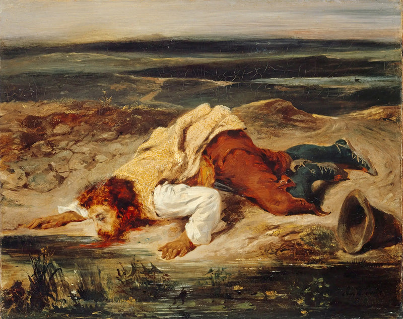 Yaralı Haydut - Eugène Delacroix