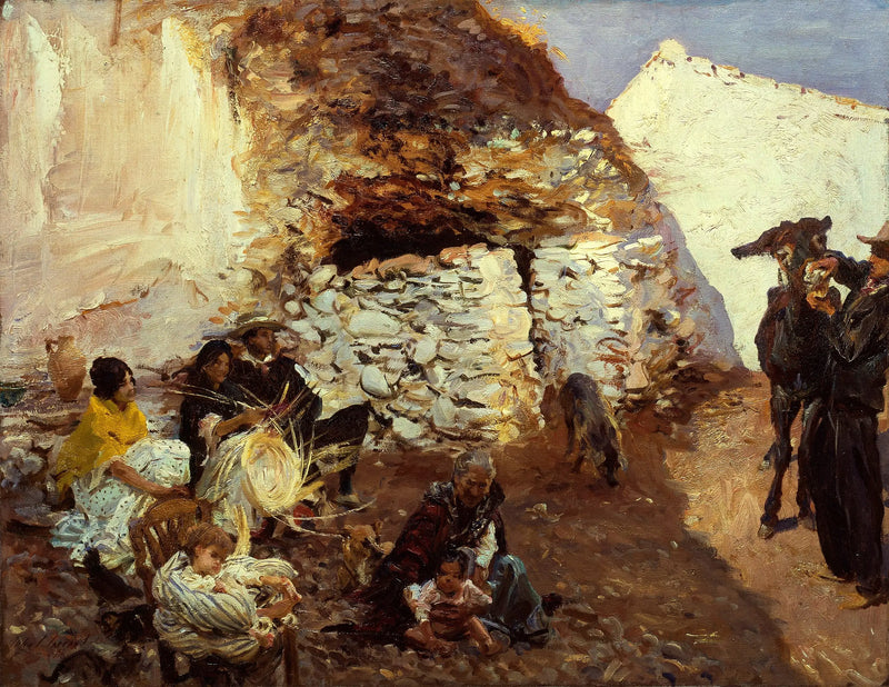 Çingene Kampı, Granada, İspanya - John Singer Sargent
