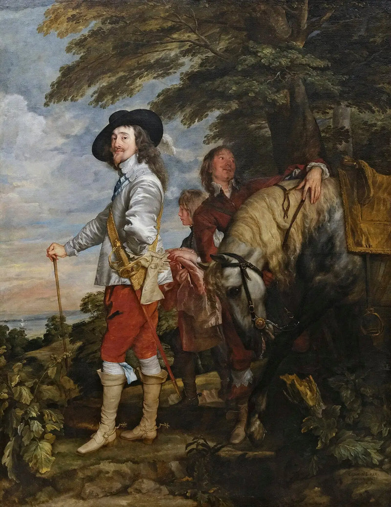Kral I. Charles Avda Av Yürüyüşü - Antoine van Dyck