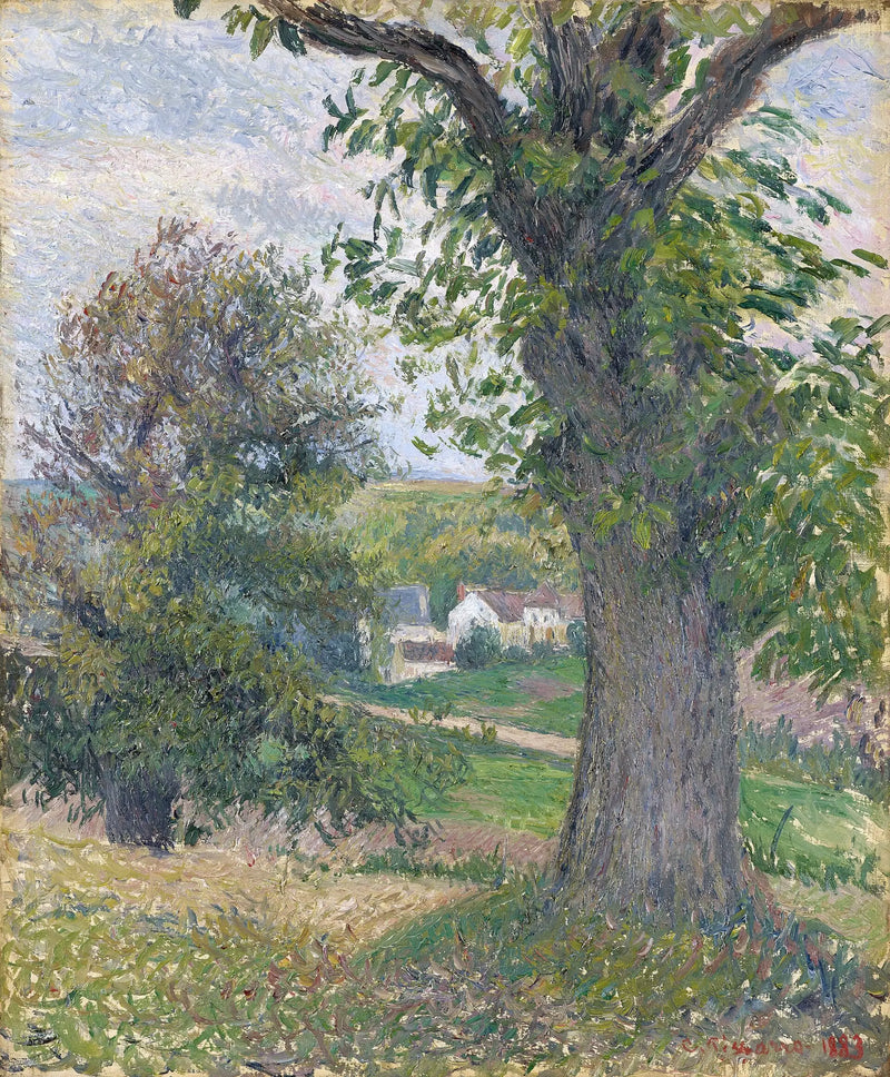 Osny'deki Kestane Ağaçları - Camille Pissarro