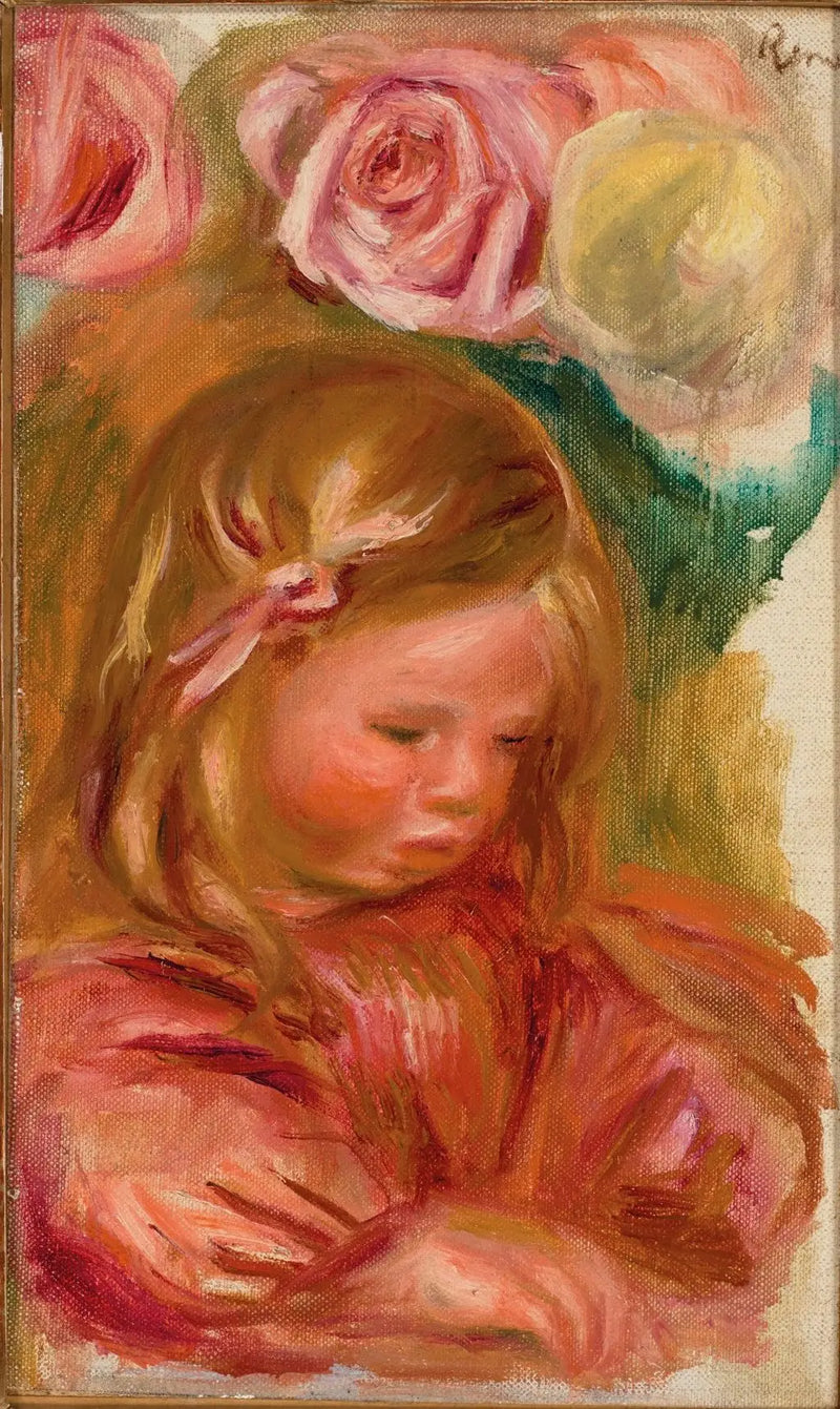 Güller İçinde Coco - Pierre-Auguste Renoir