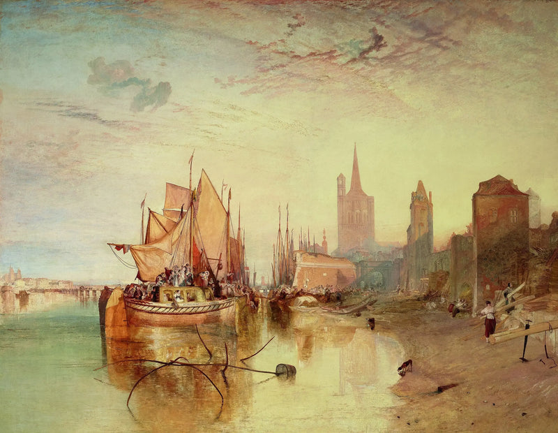 Köln: Bir Paket Botunun Gelişi: Akşam - J. M. W. Turner