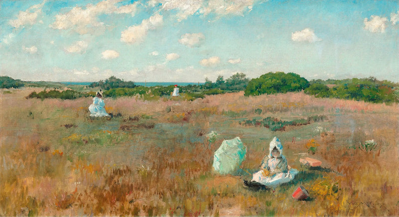 Sonbahar Çiçek Toplama - William Merritt Chase