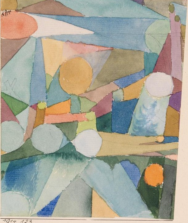 Zürich'den bir taslaktan (Nach einer Scizze aus Zürich) - Paul Klee