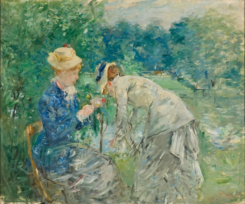 Çiçek toplayan kadınlar - Berthe Morisot