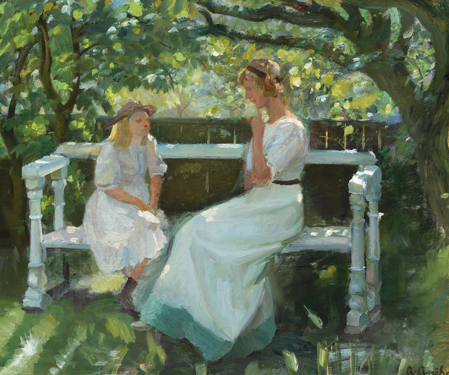 Bahçede. - Anna Ancher